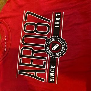 red Aeropostale shirt size XL